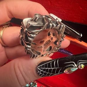 Chrome's heart ring 2003 sterling silver size 11